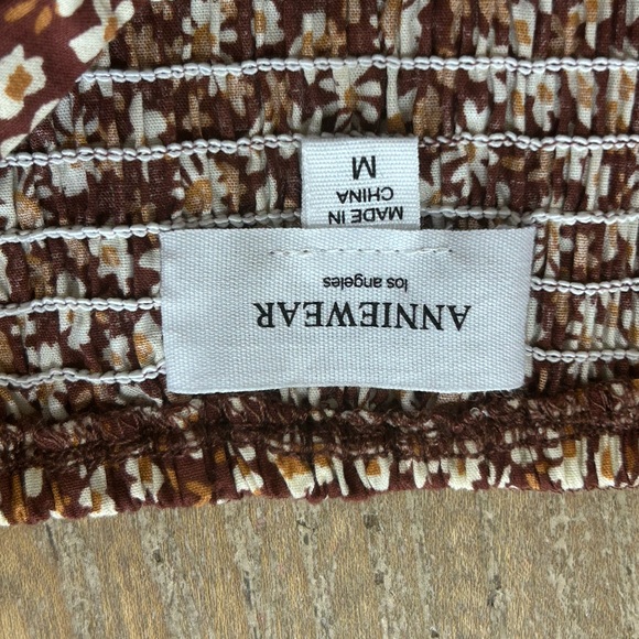 Anniewear Floral Boho Bell Sleeve 90% Cotton Dress Size S - Picture 4 of 6